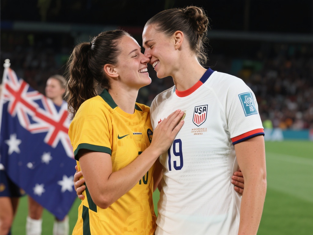 澳洲足球天后萨姆-科尔喜讯:与美国国脚梅维斯步入婚姻殿堂 在体育竞技的世界中,爱情的力量总是能超越